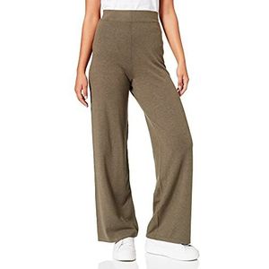 ONLY Dames ONLCOZY Wide Pants CS KNT broek, Kalamata/Detail:W. Melange, XS