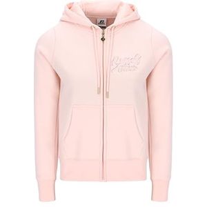 Russell Athletic A31132-3P-626 Rach-Zip Through Hoody Dames Lange Mouw Pullover Pearl Maat XS