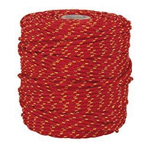 Cofan 08101152 touw, rood, geel, 3 mm x 100 m