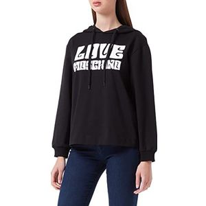 Love Moschino Sweatshirt voor dames, zwart, 46
