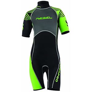 SCUBAPRO Rebel Shortie Kids Uniseks Wetsuit voor volwassenen, 2,5 mm, kindershorty (S), zwart, S