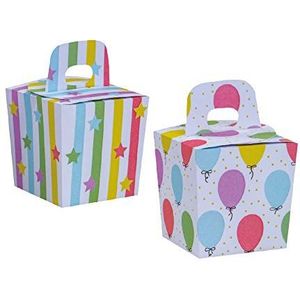 DECORA 0350157 Candy Box ballonnen en sterren, papier