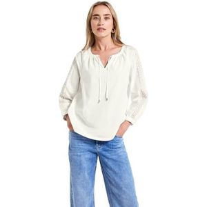 Street One - Dames Tuniek - Wit - Gehaakte Details