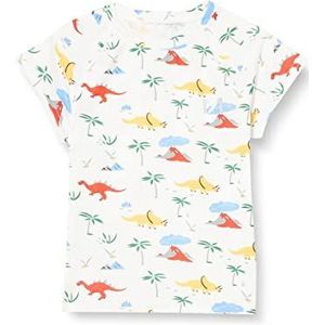 MEETYOO Rashguard UV-shirt voor jongens, rash vest, kinderen, uv-bescherming, zwemshirt UPF 50+, korte mouwen, voor surfen, zwemmen, hardlopen
