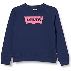 Levi's Kids Meisjes Batwing Crewneck Sweatshirt, Middeleeuws blauw, 24 Maanden