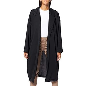 Urban Classics Dames Ladies Modal Terry Oversized Coat Capuchontrui, zwart, XL/XXL