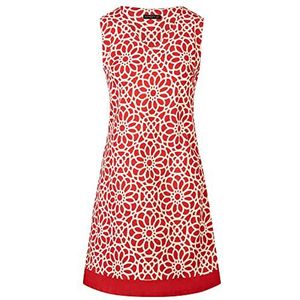 ApartFashion Jurk voor dames, rood-crème, 36