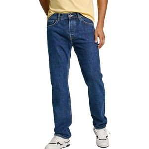 Pepe Jeans - PM207704HW5 - Jeans - Blauw - Los - Casual - Katoen - Denim - Duurzaam