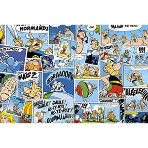 Clairefontaine 812890C bureauonderlegger van karton, 60 x 40 cm, Home Office Asterix Comics, blauw