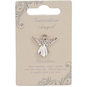 Guardian Angel Oma | Cadeau-idee | Naald | Broche, Zilver, One Size