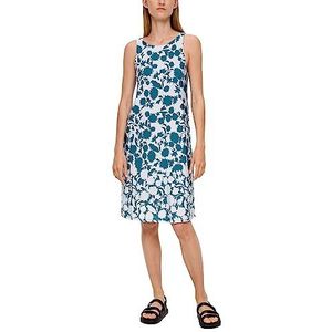 s.Oliver BLACK LABEL dames jurk kort, blauwgroen., 42