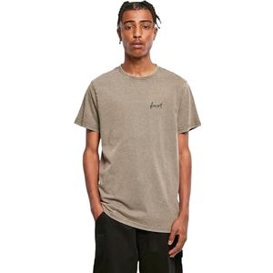 Shirt - Palmdal - T-shirt - Katoen - Ronde Hals, Logoprint, Kwartmouw