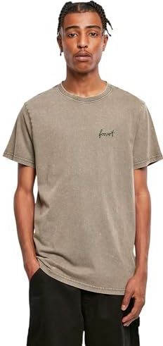 Shirt - Palmdal - T-shirt - Katoen - Ronde Hals, Logoprint, Kwartmouw