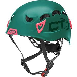 Climbing Technology Galaxy Helm Unisex - Volwassenen, Donkergroen/Pink, 50-61 cm