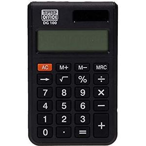 TIPTOP OFFICE SPIRIT TTO DG-100 rekenmachine, 12-cijferig, zwart