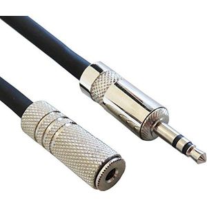 Keepdrum MC-099XJ verlengkabel, 1 m 3,5 mm, stereo mini-jack M/F-verlenging