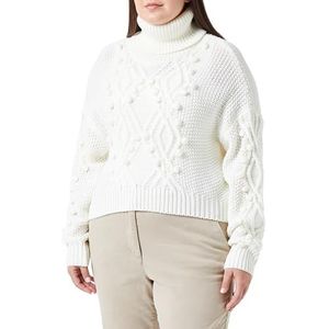 NALLY Gebreide coltrui voor dames 19025286-NA02, wolwit, XL/XXL, wolwit, XL/XXL