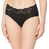 Sloggi Slw Romance Mid H-slip voor dames, zwart (zwart 0004), 14 UK