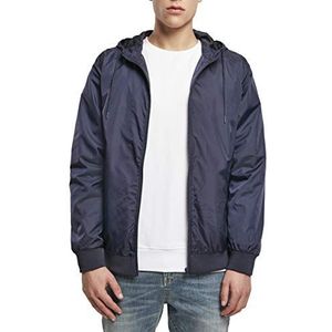 Build Your Brand Windrunner jas voor heren, Blauw (Navy/Navy 00835), M
