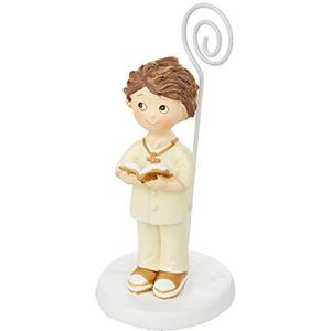 Mopec Z175 kinderfotolijstje Beige Communion, 10,5 cm, 6 stuks, polyresin, veelkleurig