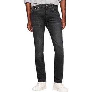 Tommy Hilfiger Heren Slim Bleecker PSTR Stark Black Slim, Stark Black, 31W/30L, Stark Zwart, 31W / 30L