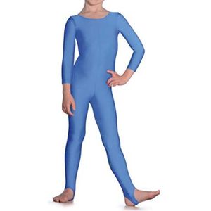 Roch Valley Nylon/Lycra lange mouw nylon lycra catsuit, Royal, M UK