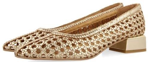 Gioseppo - Eastham - Pumps - zwart - Leer - Vlechtwerk