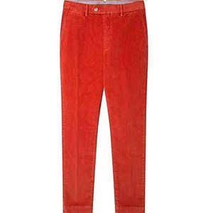 Hackett London Heren Cord Chino Broek, Picante, 40W/34L