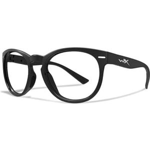 Wiley X Unisex Covert zonnebril, glanzend zwart, eenheidsmaat, glanzend zwart, One Size