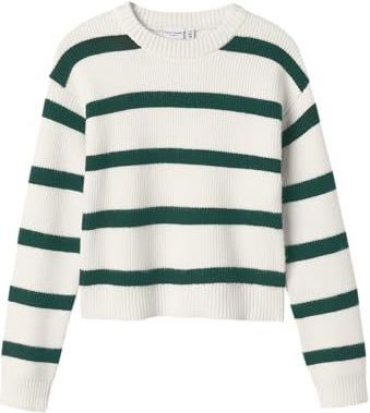 Gebreide Trui - Verlaagde Schoudernaden - Ronde Hals - Lange Mouwen - Regular Fit