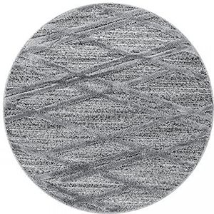 PISA Rond vloerkleed 120 x 120 4706 grijs