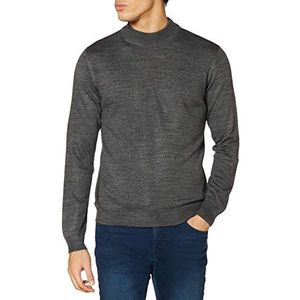 Knitwear Sweater Halve Turtle Neck Lange Mouwen, Opstaande kraag, Jersey Trui, Anthrazit (045), S