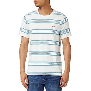Levi's T-Shirt heren Ss Original Housemark Tee , Vision Bright White Striped , S
