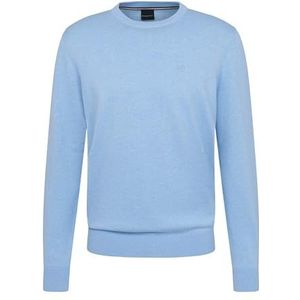 bugatti Basic herentrui met ronde hals, regular fit, 320-lichtblauw, M