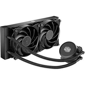 Cooler Master MasterLiquid Lite 240 alles-in-één CPU vloeistofkoeler met dubbele kamerpomp, INTEL/AMD met AM4-ondersteuning