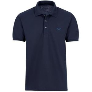 Trigema Poloshirt voor dames, piqué-kwaliteit, Donkerblauw, 5XL