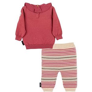 Sterntaler Set gebreid shirt en broek muis Mabel GOTS pyjama voor kinderen en baby's, roze, normaal meisje, Roze, Normal