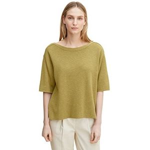 TOM TAILOR Dames Basic trui 1030364, 28723 - Moderate Olive, S