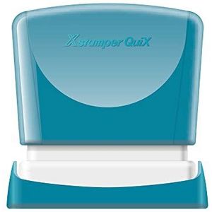 Stempel x'stamper quix personaliseerbaar rood afmetingen 11x40mm q-10