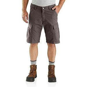 Carhartt 103543.217.S542 Force Broxton Cargo Mannen Short, Asfalt, W42 Maat