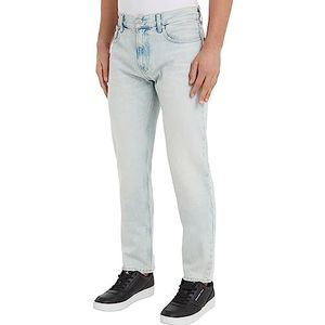 Calvin Klein Jeans Authentieke rechte spijkerbroek voor heren, Denim Light, 36W / 34L