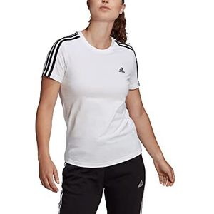 adidas Essentials Slim T-shirt met korte mouwen, White/Black, S