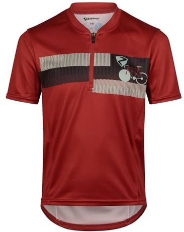 Ziener - NESPI - Fietsshirt - Amberrood - Mouwloos - Ademend - Sneldrogend