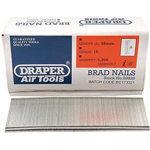 Draper 59829 38 mm Brad Nails (5000)
