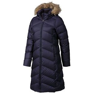 Marmot Dames Wm's Montreaux Coat, Lichte donsjas, 700s Fill-Power, warme parka, stijlvolle winterjas, waterafstotend, winddicht, Midnight Navy, XL