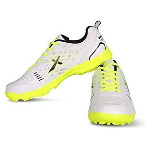 Vector X Blaster-22 Yards Cricket Shoes for Boys (White/Green, Size: EU 36, UK 2, US 3) Material: Synthetic | Walking | Casual | Lace-up