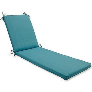 Pillow Perfect Forsyth Chaise Lounge kussen voor binnen en buiten, turquoise