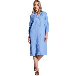 Street One Blousejurk voor dames met borstzakken, Serenity Blue, 42