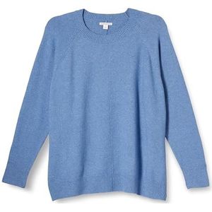 Amazon Essentials Dames Classic-Fit Soft Touch Lange Mouw Crewneck Trui, Korenbloem Blauw, XS
