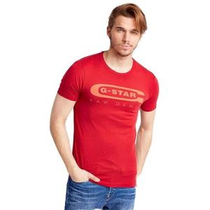 G-Star 1991 – T-shirt – effen – ronde hals – korte mouwen – heren - - X-Small